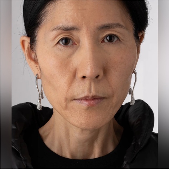 ALEXIS BITTAR • Solanales Crystal Front Back Double Drop Earrings - Silver - Picture 5 of 14